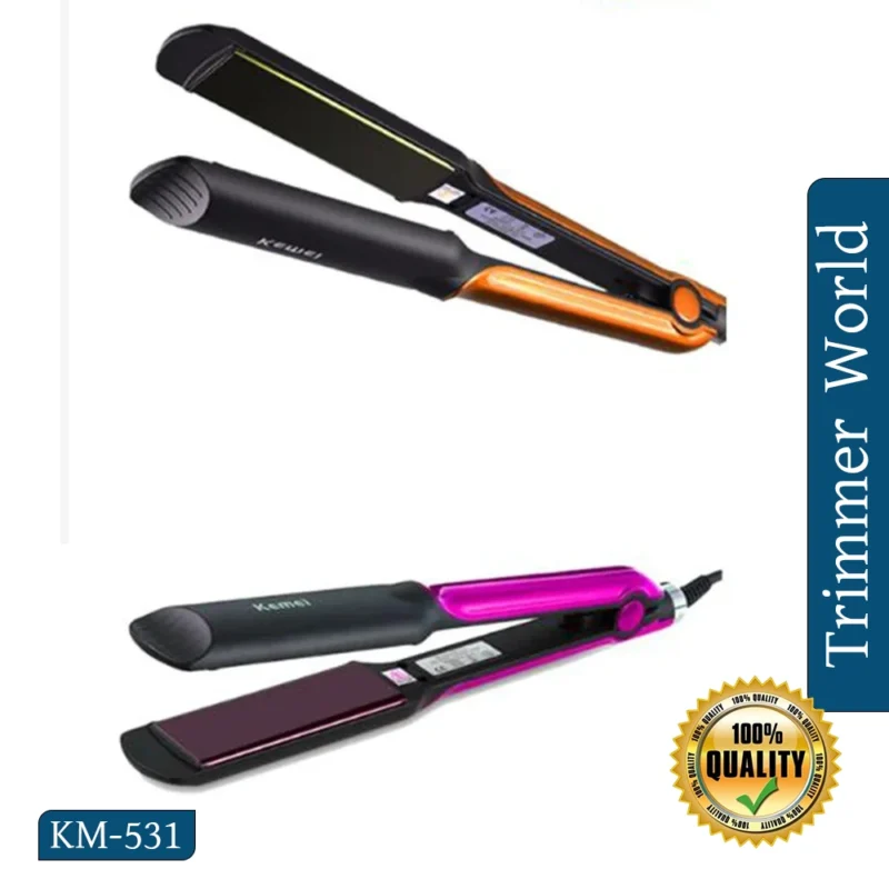 Kemei KM-531 Hair Straightener https://trimmerworld.com/wp-content/uploads/Kemei-KM-531-Hair-Straightener.webp