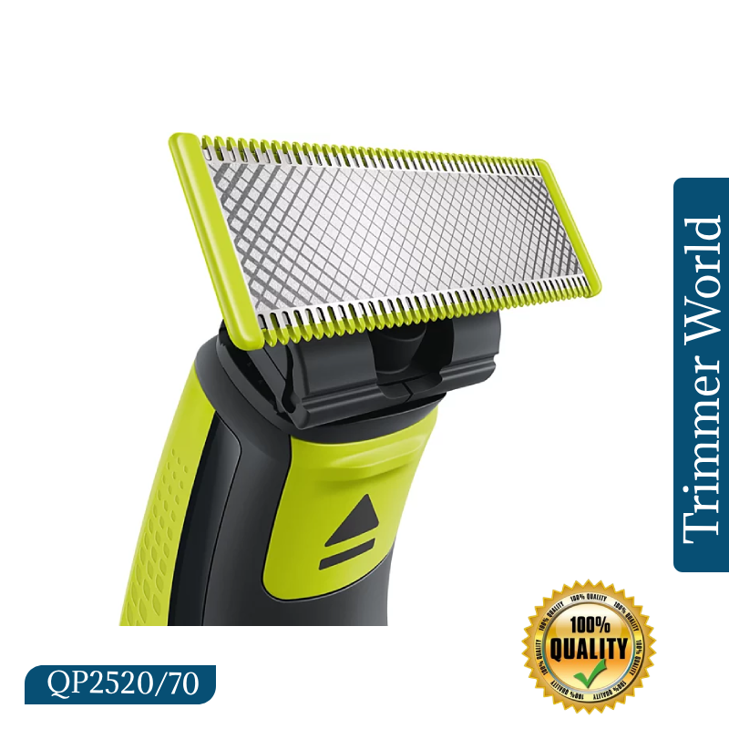 Philips Norelco OneBlade QP2520/70 dual-sided blade with rounded tips and glide coating