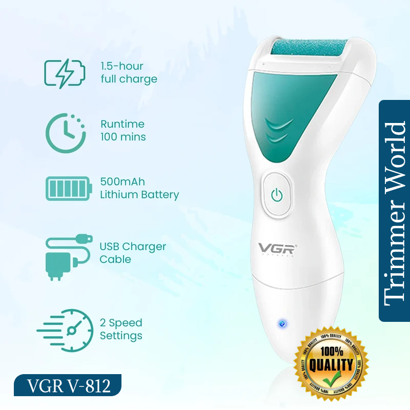 VGR V-812 VGR V-812 Waterproof Dead Skin Remover for Feet