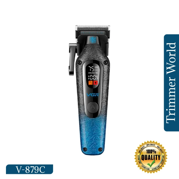 VGR V-879C trimmer with LED digital display battery indicator
